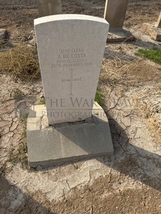 BAGHDAD (NORTH GATE) WAR CEMETERY - DE COSTA, J